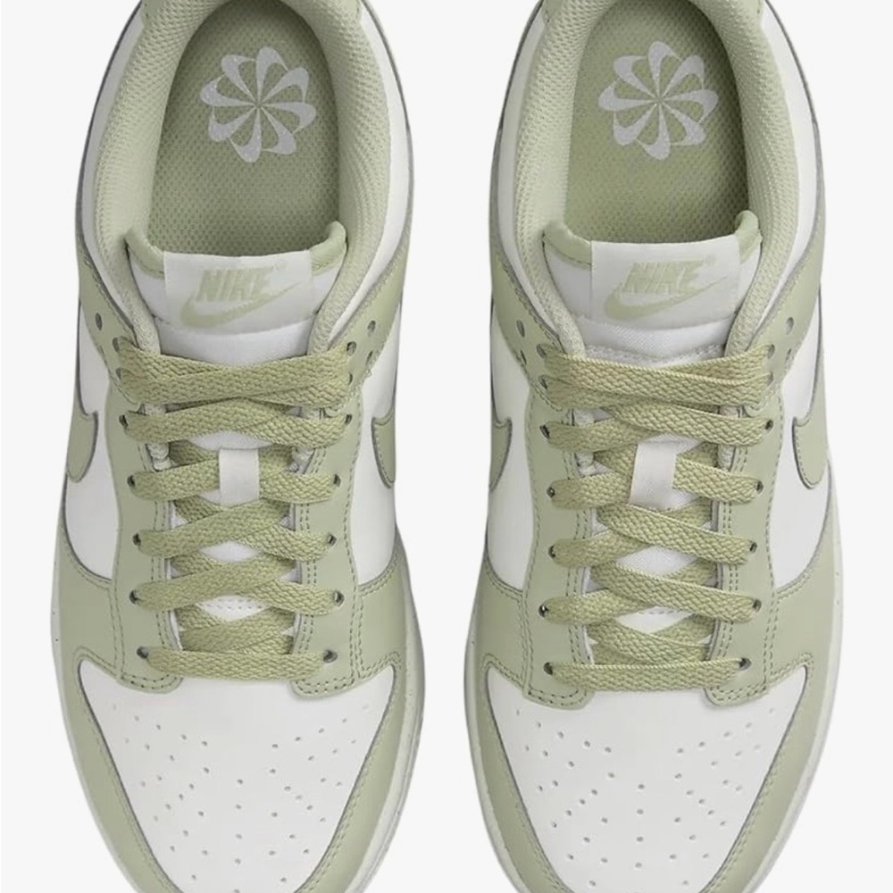 Nike Kids Lime Green and White Sneakers